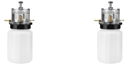 Rastapulz 2 x vakuumpump oljegryta 500 ml mjölkmaskin plastolja för ko får get mjölkmaskin tillbehör