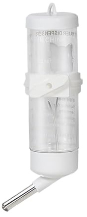 Bunnies Wasserspender – tropffreie Hamsterflasche, 250 ml Kleintiertränke, auslaufsicherer Trinker | Haustierspender für Chinchilla, Frettchen, Eichhörnchen, Kaninchen, Käfig, Hydratation, praktisch,