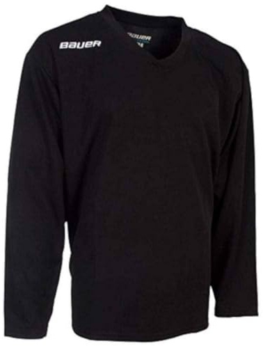 Bauer Flex Series Jersey de práctica para hockey sobre hielo, Youth Med/Large, Negro