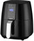 Jocca - Freidora de Aire Caliente 3,8L | Freidora Sin Aceite | Cocina Sana | 1450W de Potencia | Protección sobrecalentamiento | Mango con tacto frío (Plata/Negro)