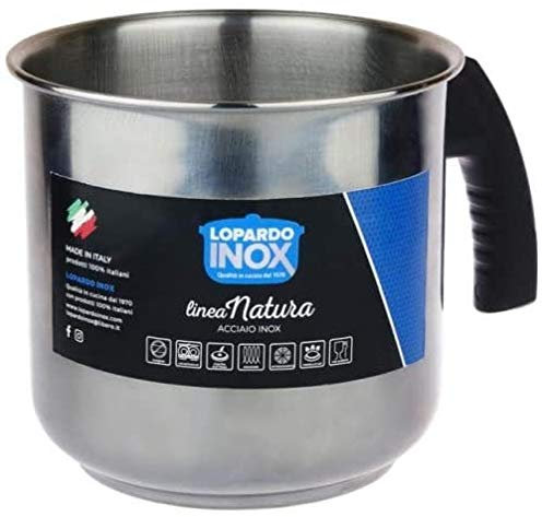 Pentolino Bollilatte da induzione in acciaio inox linea natura 10 cm