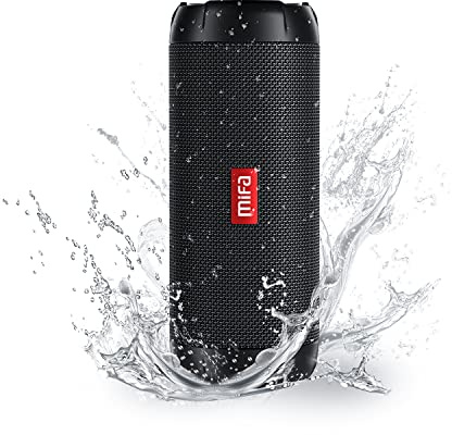 MIFA WildRod Bluetooth Lautsprecher mit Bluetooth 5.3, IP67 wasserdicht & staubdicht, 30W Wiedergabeleistung, 12H Akku, USB-C Ladeschluss und Mikro-SD Musikspielen, RGB-Licht