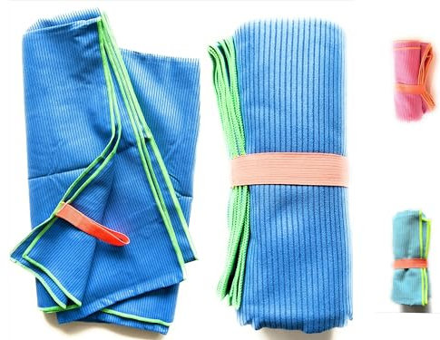 E.L.concept Premium Öko Tex Mikrofaser Handtuch 160x80 cm | Gerippt & Strukturiert | Schnelltrocknend, kompakt & Leicht für Sport, Fitness, Yoga, Reisen, Strand & Wellness