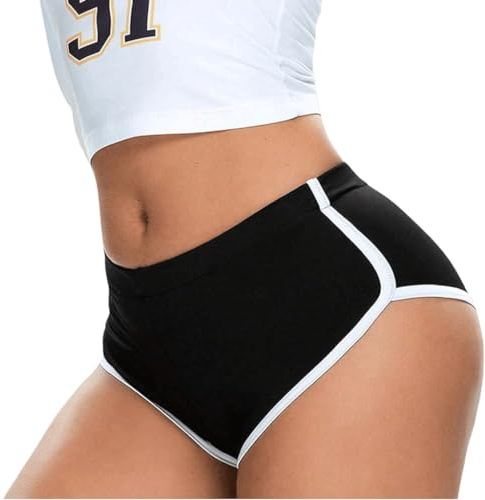 Höftlyftande shorts Sexiga sportbyxor med hög midja Fitness Yogabyxor Bottentriangelbyxor Yoga Strandbyxor