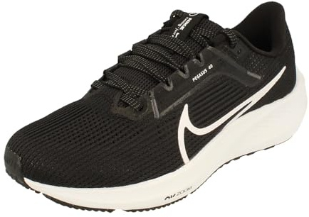 NIKE Air Zoom Pegasus 40 Women's Trainers DV3854 (Black/White/Iron Grey 001) UK 6 (EU 40)