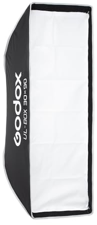 Godox UL-Box 30x90 centimetri / 12x35 pollici Ombrello Softbox a rilascio rapido - Softbox rettangolare compatto con diffusori e configurazione rapida, compatibile con il supporto Bowens