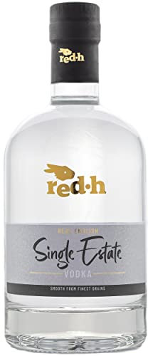 red.h Single Estate Vodka 70cl - Savour the Unique Flavours of Our Artisanal Premium Vodka, Ideal Alcohol Gift Crafted with Expertise and Care, ABV 40%