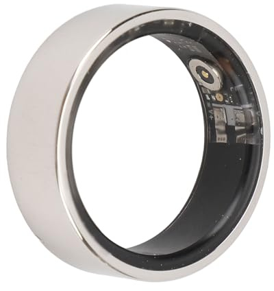 Smart Ring med Hälsospårning, Multisportlägen - Ultravattentät IP68, 7 Dagars Batteritid, Perfekta Presenter för Tillfällen - App Kompatibel för för IOS (10#)