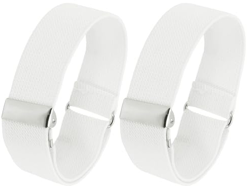 PATIKIL Adjustable Arm Bands, Anti-Slip Sleeve Garter Elastic Shirt Sleeve Holders for Men Women