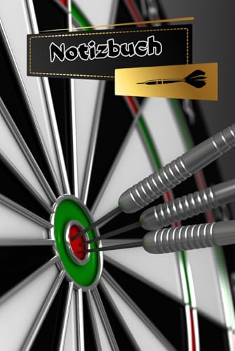 Darts Notizbuch Dart Sport Taschenbuch Dartliga Buch Steeldart Notizheft Turnier Schreibheft Softdart Wurftechnik Training Übungsheft Events ... Bullet Journal Dartpfeile Fotoalbum 01A18