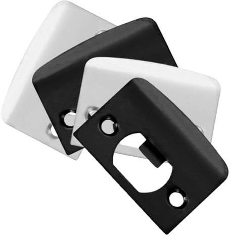 Mipcase 4 Pièces Boucle à ardillon verrouillable grève de porte couvercle de serrure de porte meubles en métal kit de réparation de ressort de canapé roues de cadre de lit Acier inoxydable