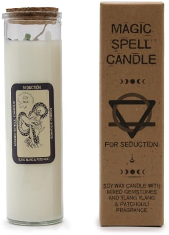 Magic Candle Candela di Soia Incantesimo Seduzione con Pietre 280 gr