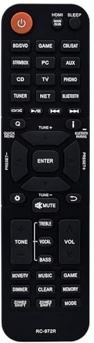 Fernbedienung RC-972R Ersatz für Onkyo AV-Receiver TX-NR797 TX-RZ840 TX-NR696 TX-NR595 TXNR797 TXRZ840 TXNR696 TXNR595