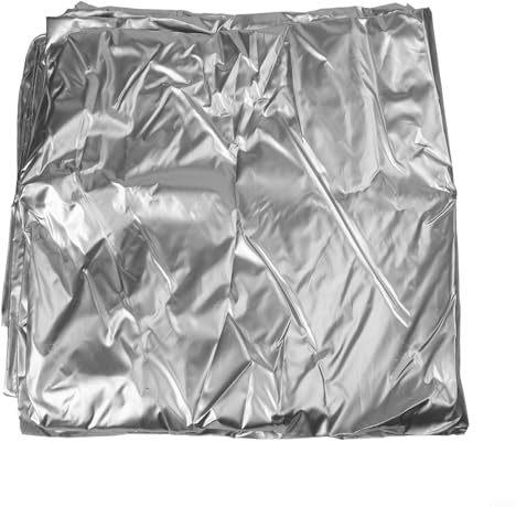 Qualoramall Copertura per tavolo da ping pong, 280 x 150 x 5 cm, impermeabile, antipolvere, tessuto Oxford 210D, protezione esterna per giardino, patio, argento