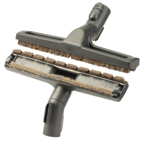 Hartbodendüse für Miele S 381, S381 Tango - Parkettdüse mit Naturborsten, Einrast- und Parkvorrichtung von Microsafe®