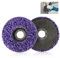 Disques de Nettoyage Meuleuse CSD Disque, 2 Pcs Disque Meuleuse, Disque Abrasif pour Meuleuse D'angle, 115 x 22 mm Pour le Traitement de Surface ou L'enlèvement de la Pour Peinture Meuleuse D'angle