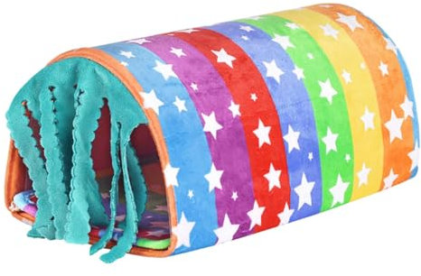 Colcolo Meerschweinchen-Tunnel, Kleintier-Tunnel, Bettwäsche, warmes Frettchen-Spielzeug, Hamster-Tunnel für Hamster, Mäuse, Ratten, Meerschweinchen zum