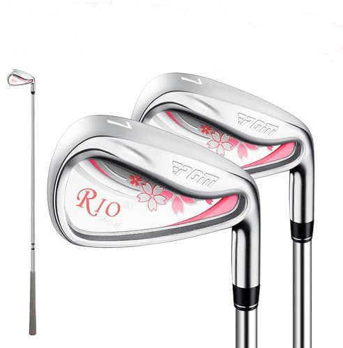 Ferro da golf per donna n. 7 con faccia CNC, ferro da golf per destrimani con albero in carbonio/acciaio, mazza da golf femminile (con albero in carbonio)