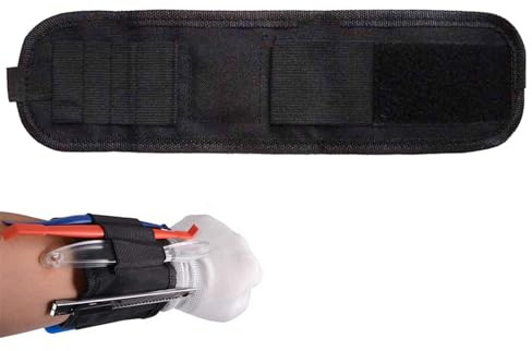 Tuxxjzm Magnetisches Armband für Werkzeuge, magnetisches Armband, Organizer für Handgelenkbohrer, verstellbares Armband, leicht, zum Halten von Schrauben, Nägeln und Bohrern für Großvater