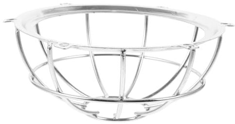 Yardenfun Schutzabdeckung des Rauchsensors Deckensprinklerkappenabdeckung Käfig Für Feuersprinkleranlage Sprinklerschutz Abdeckung Für Feuersprinkler Feuerlöschanlage Rostfreier Stahl Silver