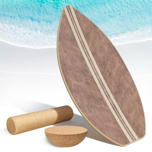 Planche d'équilibre/Waveboard/Plateau d'équilibre – Simulateur de surf pour adultes et adolescents, outil d'entraînement à l'équilibre pour enfants,supporte jusqu'à 150 kg