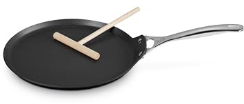 Le Creuset Pro Crepe Pan with Non Stick Rake 28 cm Grey
