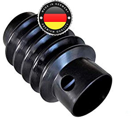 BKM – 1x Universal Faltenbalg Gummi Ø 70mm L 170mm | flexible Achsmanschette passend für BPW PAV-SR 2,7 | dehnbarer Schutzbalg aus PVC | Made in Germany für Anhänger & Auflaufbremse