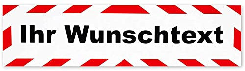 INDIGOS UG - Aufkleber Auto personalisiert - 60x16 cm - Schriftzug Aufkleber Wunschtext - Aufkleber selbst gestalten - Sprüche - Autoaufkleber - selbstklebend mit Rahmen