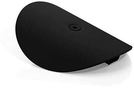 LANZZAS Clapet de nettoyage (porte) - Diamètre : 130 mm - Couleur : noir - Ouverture d'inspection pour montage ultérieur