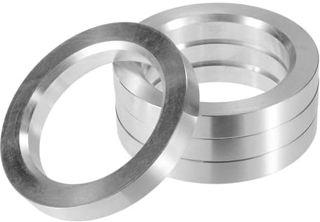 QUARKZMAN 4 Piezas Anillos Centradores De Aleación De Aluminio De 75 Mm De Diámetro Exterior A 57.1 Mm De Diámetro Interior para Cubos De Rueda De Coche
