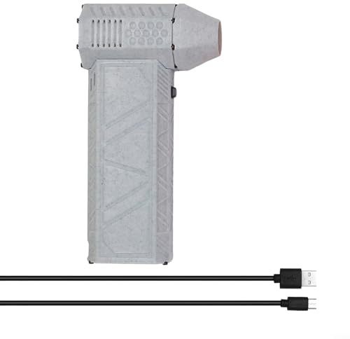 Super Power Turbo Fan 120000rpm, Staubgebläse Staubwedel Kabellos High Power Kleiner Hochgeschwindigkeitsventilator Druckluft Duster Reiniger für PC Tastatur Reinigung (Weiß)
