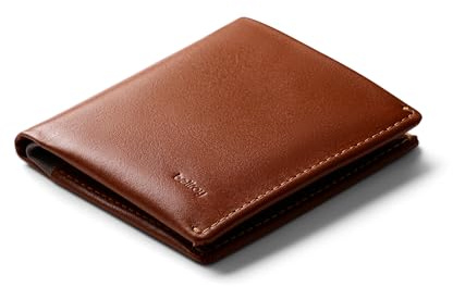 Bellroy Note Sleeve – dünne Lederbörse, optional RFID-Schutz (max. 11 Karten und Scheine) - Sienna