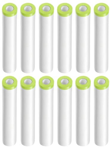 QUARKZMAN 12 Rollos de Película de Enmascarar Pre-Cintada 70.9 x65.6Ft Cinta y Cubierta de Plástico para Pintores con Cinta Lámina de Plástico para Cubrir Pintura de Automóviles, Verde