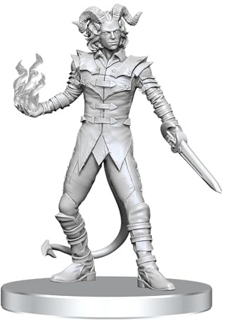 WizKids Pathfinder Battles Deep Cuts: Vordine (Infantry Devil) & Pitborn Rogue | Unpainted Miniature Figure