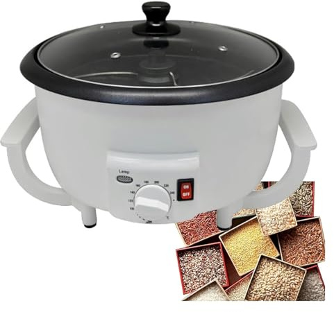 Torréfacteur de Café, Cafetière électrique - Température réglable, chaleur uniforme, cuisson des grains de café, du thé et du sésame
