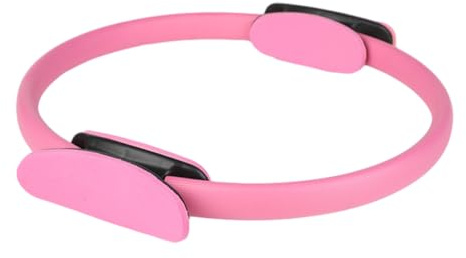 Zambuph Cerchio di Yoga cinetico per Fitness da Donna, Strumento di Ginnastica Durevole ed Ecologico per Pilates, Anello Magico Flessibile per Lo Sport, Rosa, 37.5 * 3.5 cm