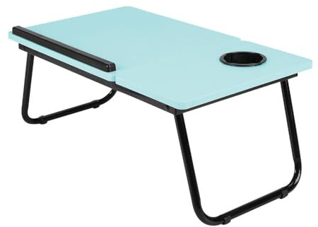 GLDFW Justerbar lutande laptop skrivbord bäddsoffa skrivande anteckningsbok datorskrivbord frukostbricka hopfällbart bärbart bord