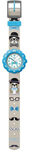 Flik Flak Jungen Analog Quarz Uhr mit Stoff Armband FPSP024