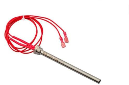 Umerk Termopar Calefactor 1pc 22 0V 300W / 350W LGNITER Igniter Hot Rod Pellet de Madera Tubo de calefacción Chimenea Parrilla Parte de Estufa Alto Aislamiento e Impermeable Termopar de Repuesto