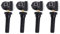 Tire Pressure Sensor, 4pcs Rubber Tire Pressure Monitor Sensor Valve Stems TPMS Tire Pressure Monitoring System for Ecosport/Fiesta/Focus