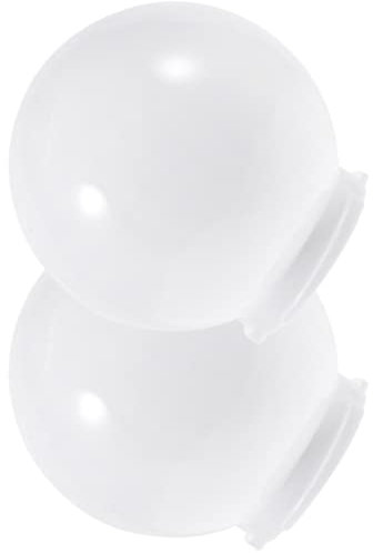 OSALADI 2piezas Lámpara De Globo Acrílica Para Exterior Pantalla Redonda De Reemplazo Para Apliques De Pared Protección y Estilo Para Jardines y Patios