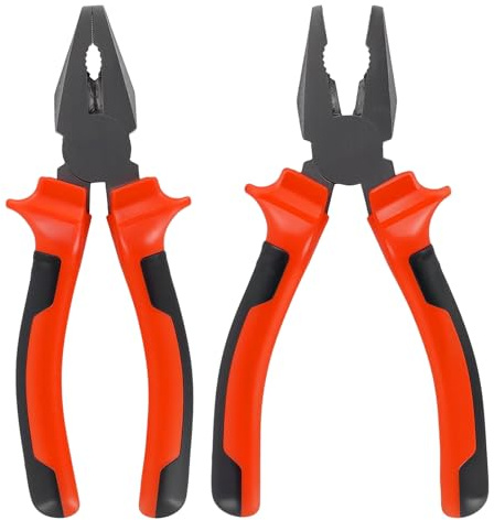 JIAYUET 2 PCS 160mm Combination Pliers,Wire Cutting and Crimping Tool