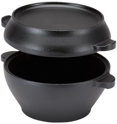 Oven Pot - Cast Iron Pan | Round Dutch Oven | Sturdy Dutch Oven Cookware | High Performance Cast Dutch Pot for Bread Baking | Double Handles Sturdy Cooking Tools for Cooking, Bread Baking