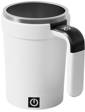 Generico Taazza da caffè autoagitante - Taazza autoagitante | Tazzza da caffè con agitazione automatica, bicchiere per frullare ricaricabile, tazzza con agitazione automatica per latte, cacao