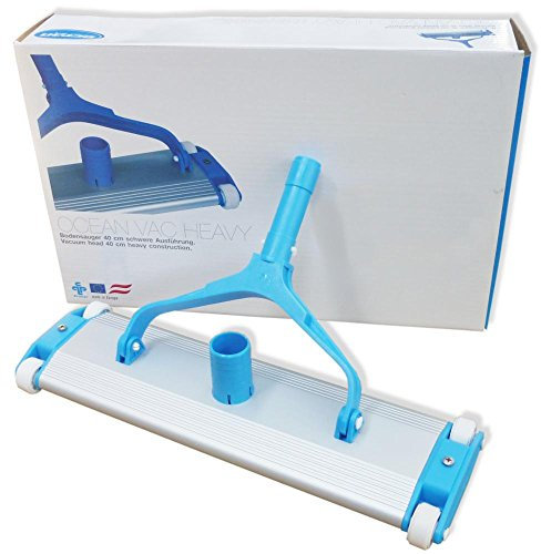 Gre Aspiratore aspirafango per piscina 45 cm in alluminio con ruote girevoli per facile manovrabilità