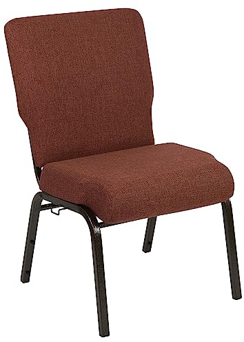 Flash Furniture Advantage 20.5 in. Cinnamon Molded Foam Church Chair