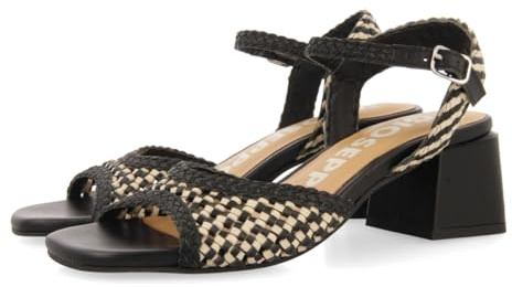 GIOSEPPO Sandalias DE TACÓN con Pala Trenzada Bicolor para Mujer LADOCK