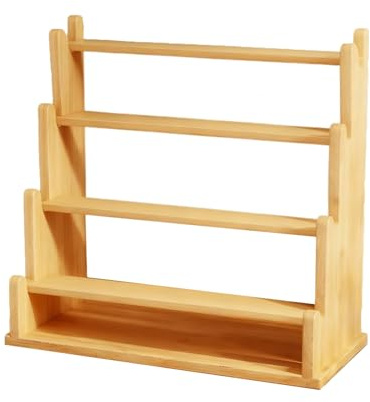 SQOYEI Stor Kapacitet Pastaställ, Trä Pastatork Flerlagersförvaring för Västerländska Restauranger, Hotell Pasta Torkställning Hållbart(XL)