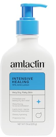 AmLactin Rapid Relief Restoring Lotion + Ceramides, 7.9 Ounce, Paraben Free