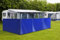 ANKO PLANEN Windschutz Sichtschutz Camping aus PVC Plane LKW Plane 680g stabil mit Laschen und Ösen (1,4m x 8m, Anthrazit RAL7016)